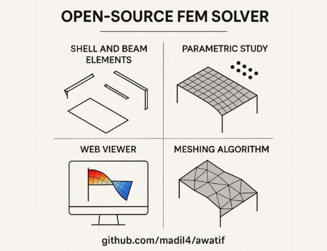 Open-source FEM solver features